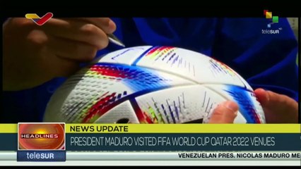 Venezuelan President visits sports facilities in Qatar