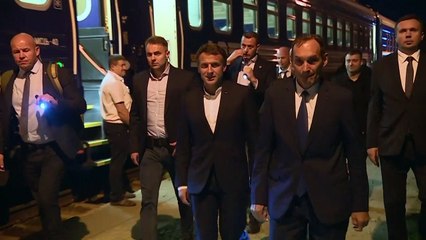 Líderes de Alemania, Francia e Italia visitan Ucrania para mostrar su apoyo