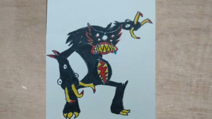 How to draw Killy Willy/Poppy Playtime game