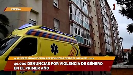 41.000 denuncias por violencia de género en el primer año