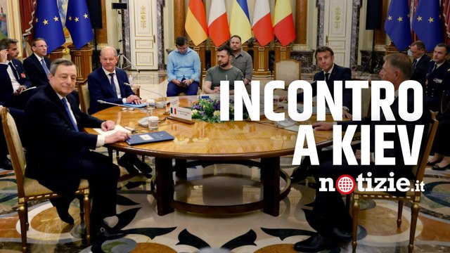 Guerra Russia-Ucraina, la visita di Draghi, Macron e Scholz a Kiev: l’incontro con Zelensky