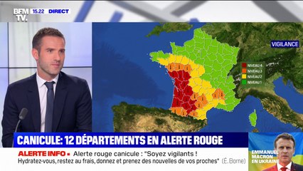 Canicule: 12 départements placés en vigilance rouge
