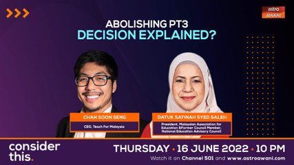 Consider This: PT3 Exams (Part 1) — Policy Change Without Rationale?