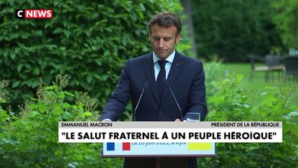 Conférence de presse à Kiev : Emmanuel Macron prend la parole
