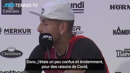 Halle - Kyrgios : “L'arbitre a dit que je jouais trop lentement”