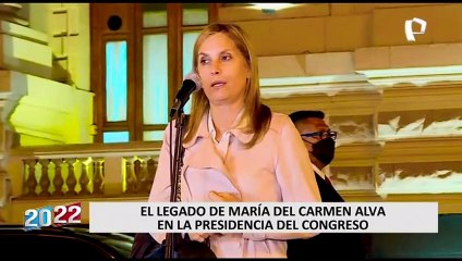 El legado de María del Carmen Alva en la presidencia del Congreso de la República