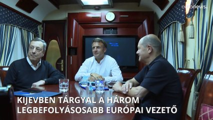"Brutális orosz támadó háborúról" beszélt Scholz Ukrajnában