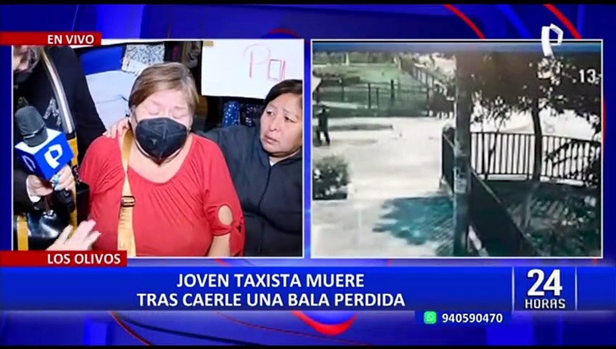 Tragedia en Los Olivos: joven taxista muere tras caerle una bala perdida