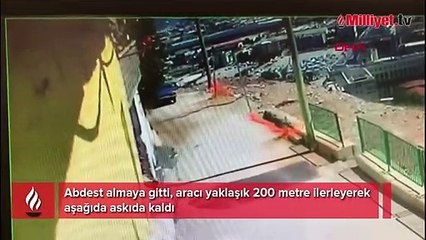 Abdest almaya gitti, döndüğünde gözlerine inanamadı