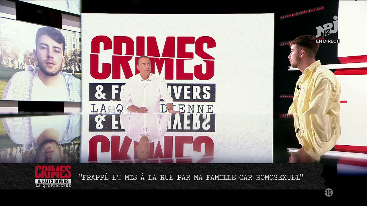 Le témoignage de Jibril, dans Crimes et Faits Divers sur NRJ12, mis à la porte de chez lui et battu par son frère pour leur avoir simplement confié son homosexualité