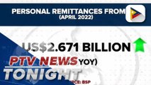 Personal remittances from overseas Filipinos up 3.8% in April 2022