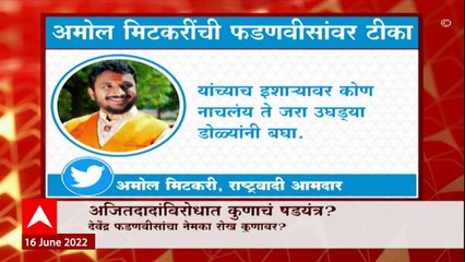 Amol Mitkari : उपमुख्यमंत्री अजित पवार यांचा अपमान म्हणजे महाराष्ट्राचा अपमान : अमोल मिटकरी