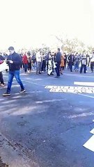 Trabajadores del Ministerio de la Vivienda - Corte frente al CAPE