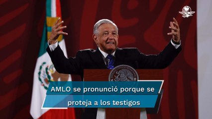 AMLO pide revelar audios donde presuntamente García Luna amenaza a testigos en su contra