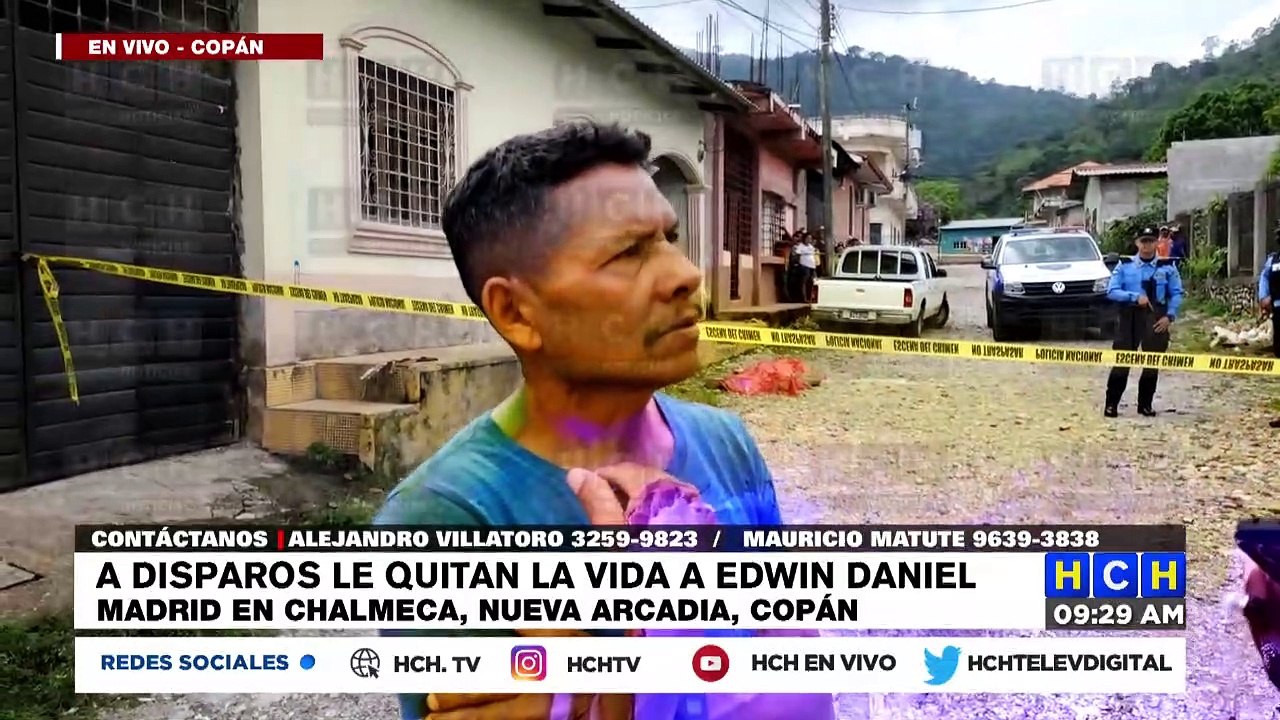 ¡Por supuesta enemistad! De varios balazos, ultiman a hombre en Nueva Arcadia, Copán