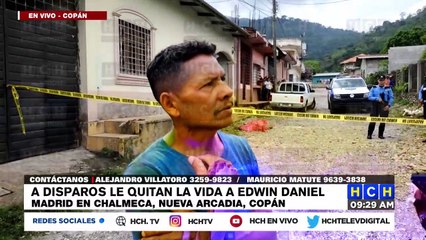 Download Video: ¡Por supuesta enemistad! De varios balazos, ultiman a hombre en Nueva Arcadia, Copán