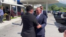 Bakan Çavuşoğlu Makedonya Türk toplumu mensupları ile bir araya geldi
