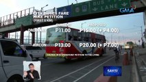 Taas-pasahe sa city at provincial buses, inihirit | Saksi