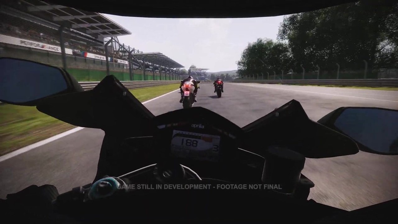 Rims racing - gameplay aus der motorrad-rennsimulation
