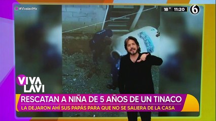 Rescatan a niña de 5 años de un tinaco; sus padres la encerraron ahí para poder salir