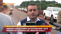Herrera Ahuad confía en que Misiones “esté primera en la agenda del ministro Scioli”