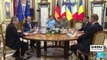 Ucrania: Zelenski recibió en Kiev a los líderes políticos de Francia, Alemania e Italia