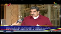 Pdte. Maduro ofrece un balance de su agenda de trabajo internacional