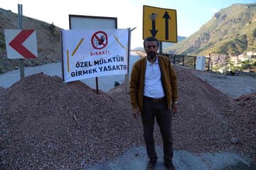 "Zarara Uğradım" dedi, hastane yolunu 2. kez ulaşıma kapattı