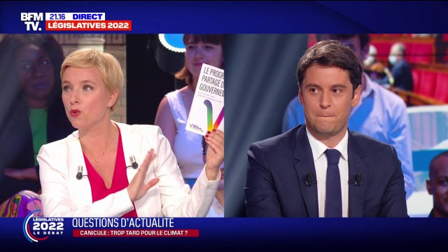 Clémentine Autain à Gabriel Attal : Vous ne pouvez pas comparer la Nupes avec ce qui a été fait sous le quinquennat Hollande