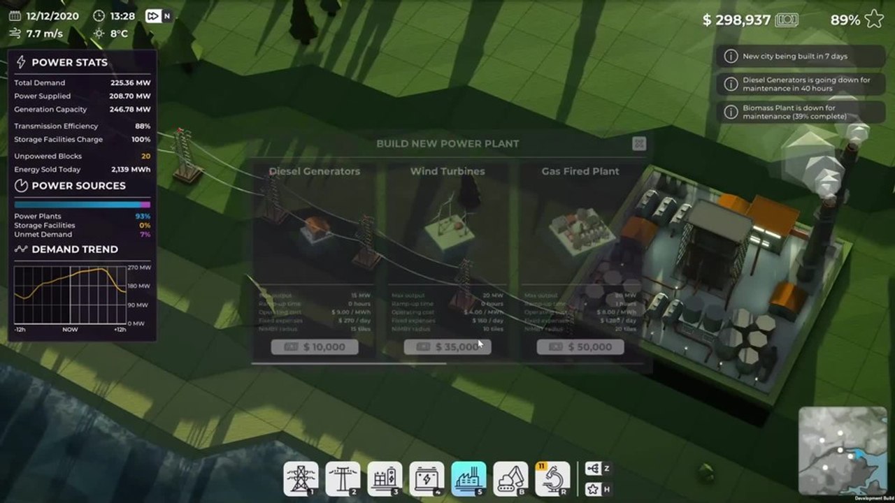 Power to the People - Erstes Gameplay aus der Aufbau-Sim