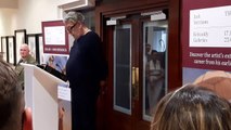 Jack Vettriano opens his Early Years exhibition at Kirkcaldy Galleries