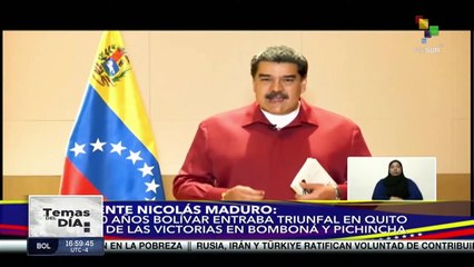 Pdte. Nicolás Maduro: Celebramos los 200 años de la vida, el amor y la libertad