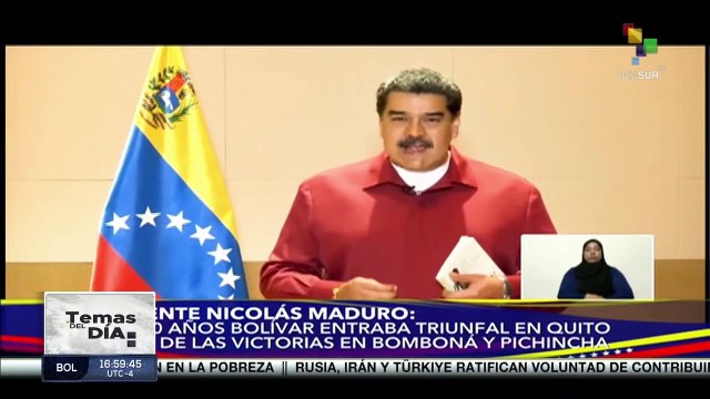 Pdte. Nicolás Maduro: Celebramos los 200 años de la vida, el amor y la libertad