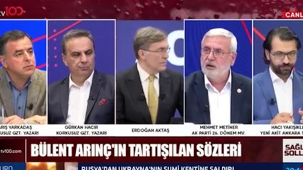 Mehmet Metiner Bülent Arınç'a açtı ağzını yumdu gözünü!