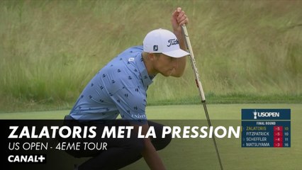 Zalatoris met la pression sur le groupe de tête - US Open 4ème tour