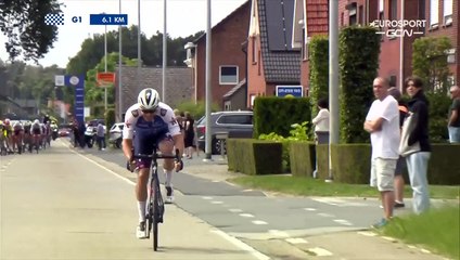 Comment Lampaert a été disqualifié en bloquant volontairement Wellens lors d'un sprint en or