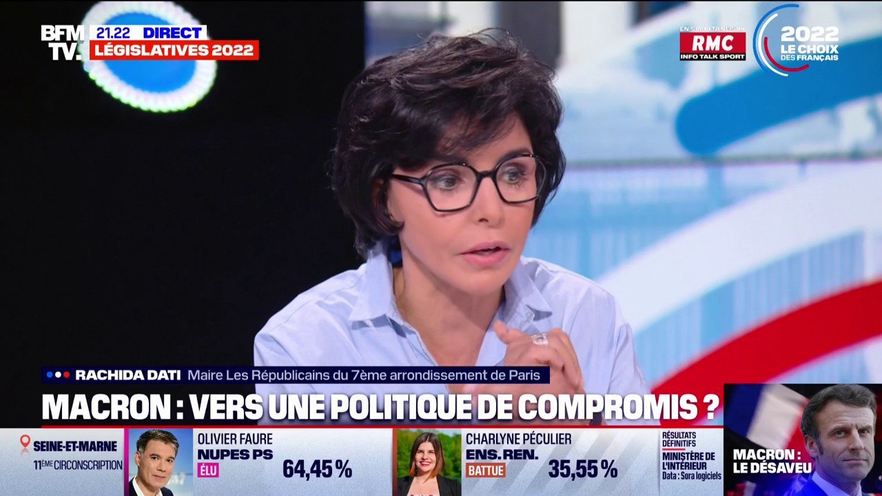 "Pour des morts, on est bien vivants": Rachida Dati réagit aux résultats du second tour des élections législatives