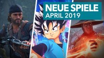 18 neue Konsolenspiele im April 2019 - Release-Vorschau für PS4, Xbox One & Nintendo Switch