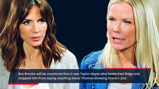 79The Bold and The Beautiful Spoilers  Brooke Blasts Taylor For Feeding Lies To Her Kids
