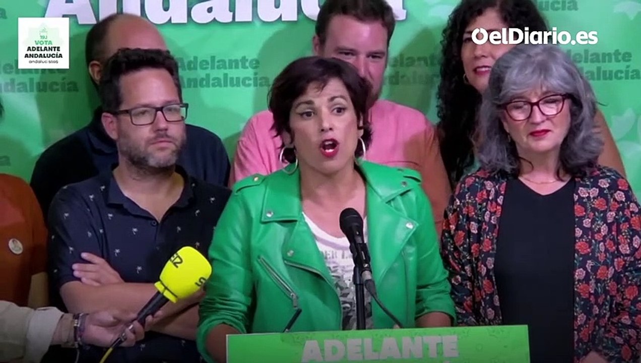 Teresa Rodríguez de Adelante Andalucía: "Vox ha pegado un 'macarenazo', pero en la frente"