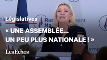 Marine Le Pen se félicite du groupe « le plus nombreux de l'histoire de notre famille politique »