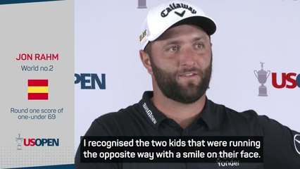 Rahm's ball stolen before birdie on 18th