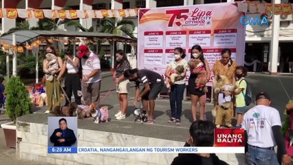 Mga aso at pusa na naka-costume, rumampa sa pet show | UB