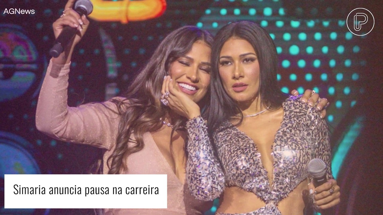 Em meio à polêmica com Simone, Simaria anuncia afastamento dos palcos. Veja como serão os próximos shows