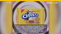 El último sabor de edición limitada de Oreo está inspirado en el helado napolitano, con 3 capas de crema con galletas con sabor a cono de waffle