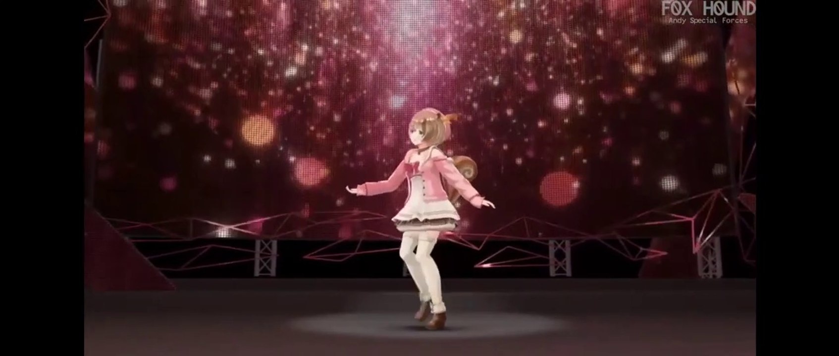Ayunda risu 3D singing dance performance