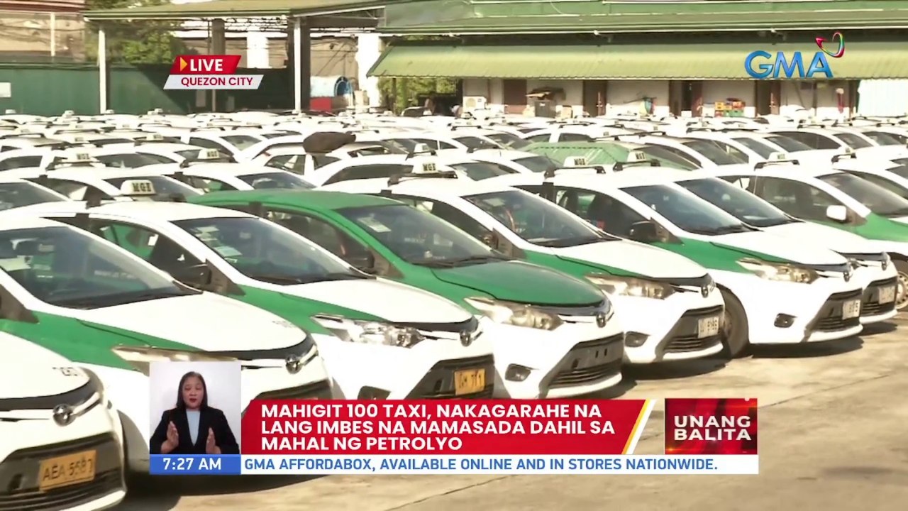 Mahigit 100 taxi, nakagarahe na lang imbes na mamasada dahil sa mahal ng petrolyo | UB