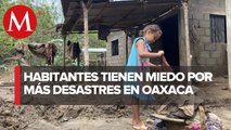 Pobladores de Bajos de Coyula, temen tras el paso del huracán Agatha; Oaxaca