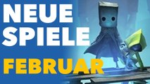 Neue Spiele im Februar - Monatsvorschau für PC, PlayStation, Xbox & Switch