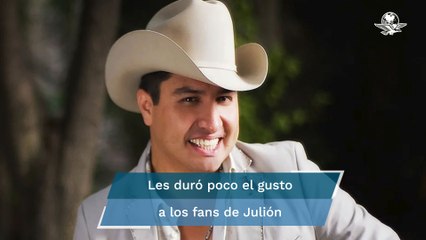 Reaparece Julión Álvarez en Spotify, pero plataforma elimina otra vez sus canciones